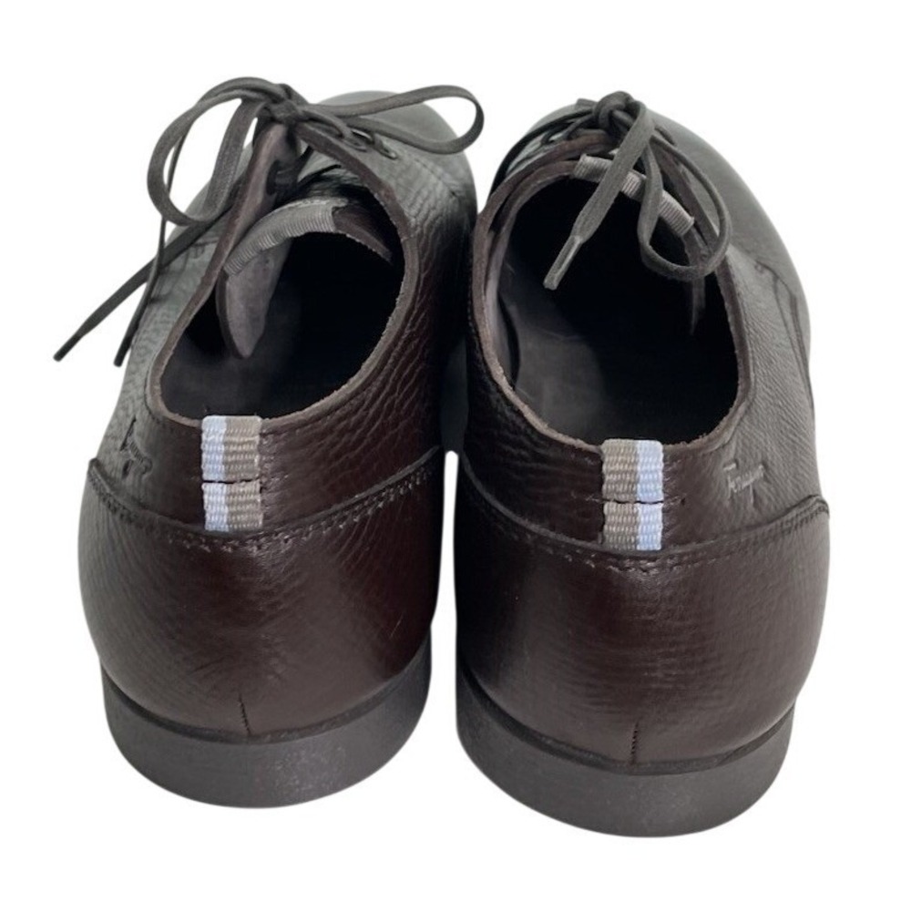 Salvator Ferragamo World Brown Soft Soled Casual Lace up Shoes Size 8.5 D/E - Picture 4 of 6